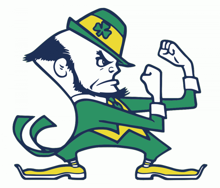 Notre Dame Fighting Irish 1984-Pres Mascot Logo iron on paper